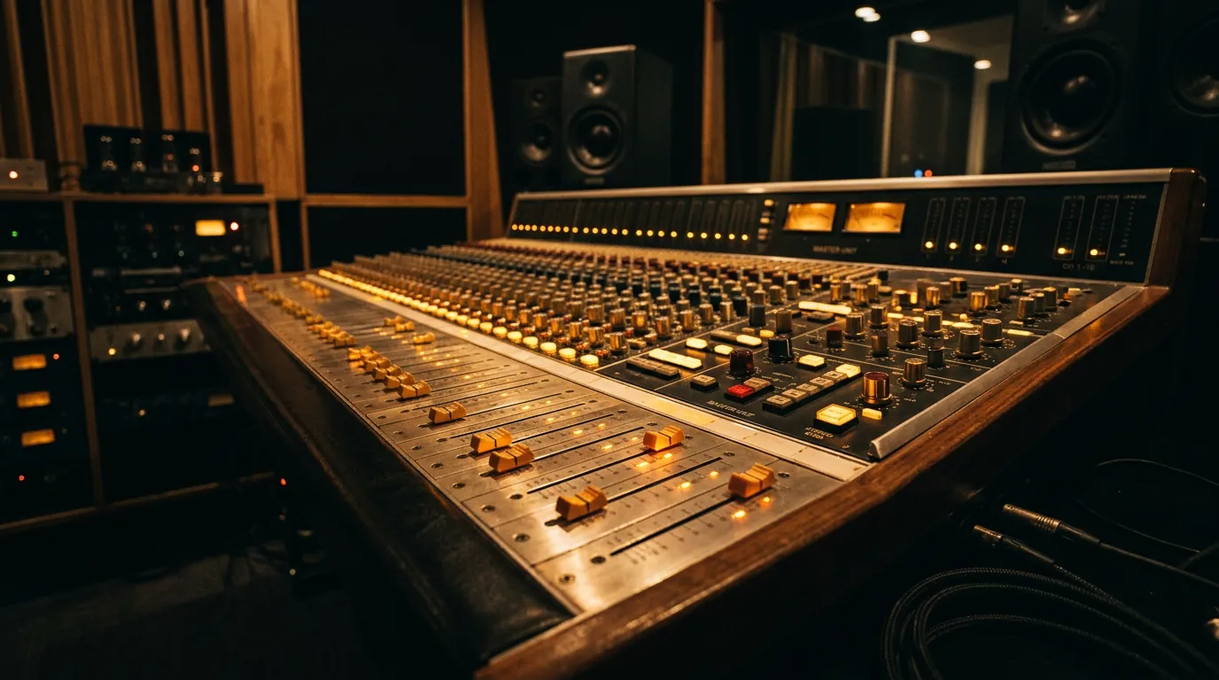 Recording studio console